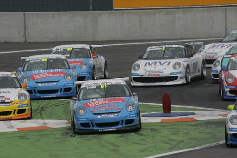 Nicki Thiim kørte sig til en 3. plads op Eurospeedway Lausitzring.